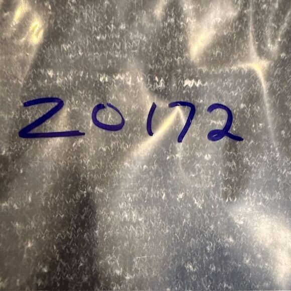 CAbi Glee Cowl Neck Sweater Cropped Long Sleeve High Low Hem Charcoal Size Small - Picture 10 of 10